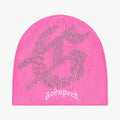 Godspeed OG Logo Studded Beanie Pink