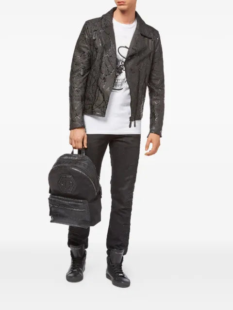 Philipp Plein 'Strange' biker jacket