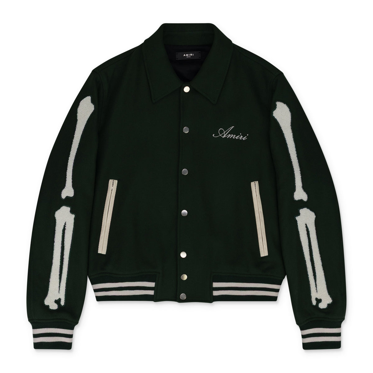 Rain Forest Varsity Bones Bomber Jacket