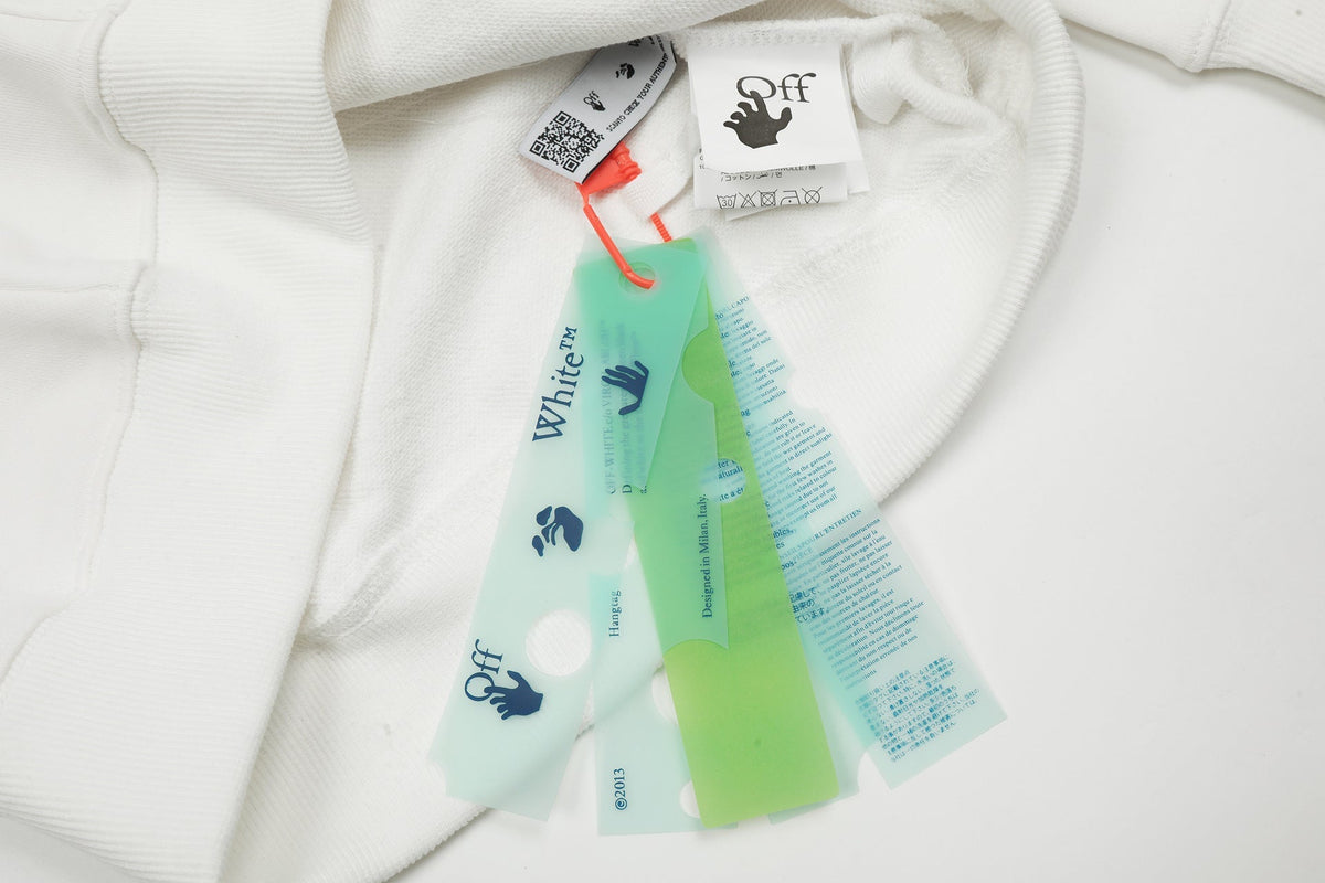 Off-White Leaves Arrows Hoodie — Black / White