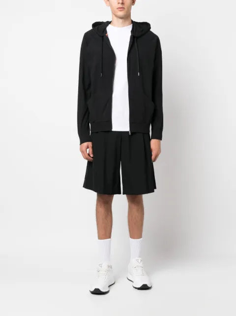 Paul Smith cotton jersey zip lounge hoodie
