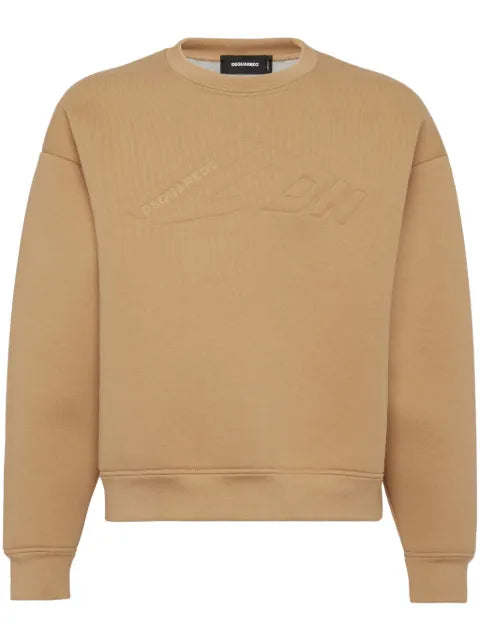 DSQUARED2 Icon-embossed cotton sweatshirt