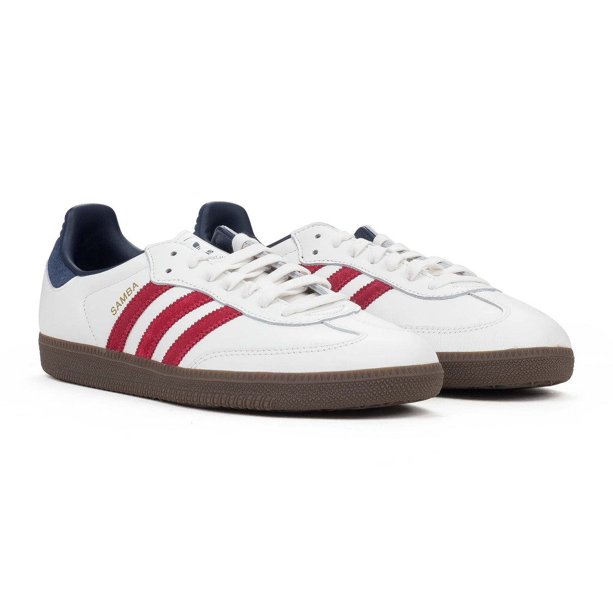 WHITE/RED/INDIGO SAMBA OG SNEAKERS