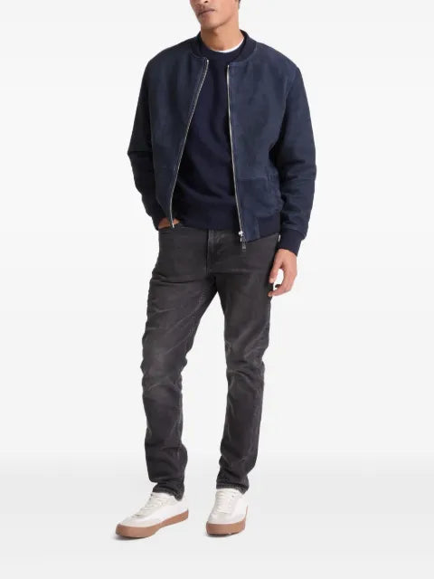 Yves Salomon suede bomber jacket