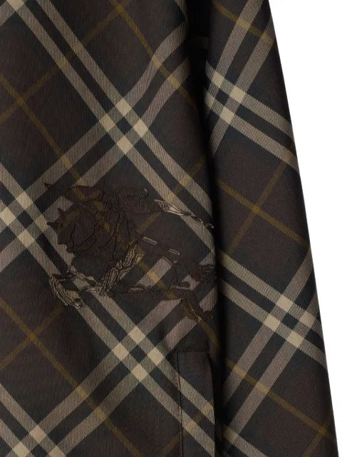 Burberry  reversible check hooded jacket