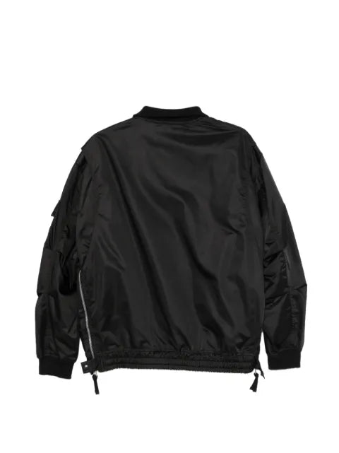 Comme des Garçons Homme side-zip stand-up collar jacket