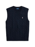 Polo Ralph Lauren cable-knit Pony sweater vest