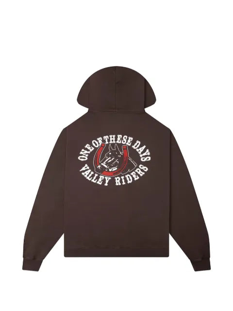 One Of These Days Valley Riders zip-up hoodie
