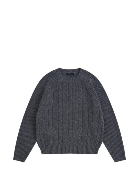 GOSHA RUBCHINSKIY cable-knit flecked sweater