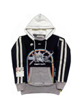 Advisory Board Crystals Terrific Plants graphic-print panelled hoodie