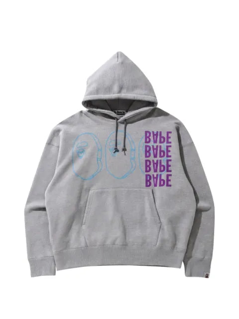A BATHING APE® logo-print hoodie