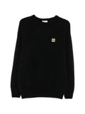 American Vintage Vitow logo-patch knit sweater