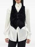 Ann Demeulemeester Kaare paisley-embroidered velvet waistcoat