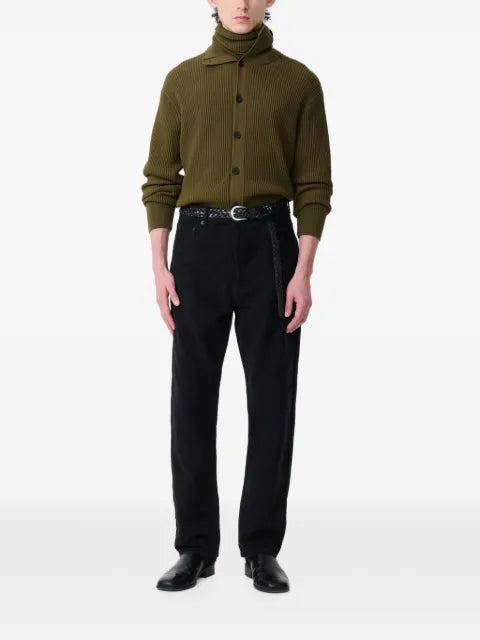 Studio Nicholson Oran ribbed-knit cotton cardigan