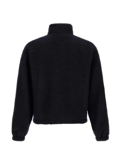 Jil Sander textured-knit zip-up cardigan