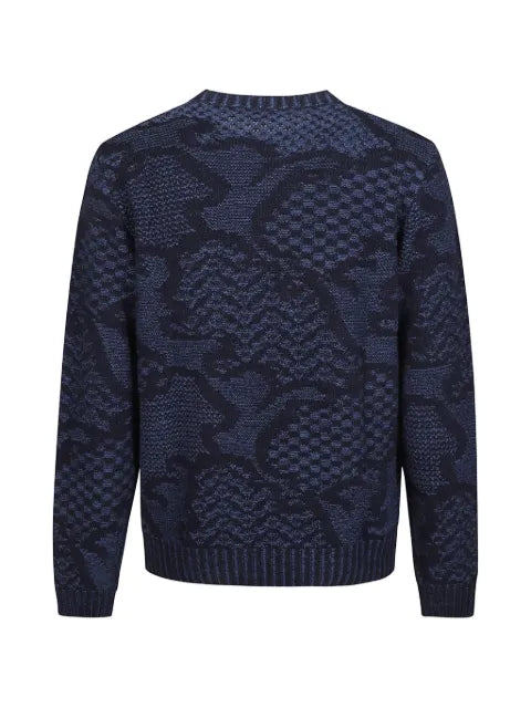 ETRO geometric-pattern wool sweater