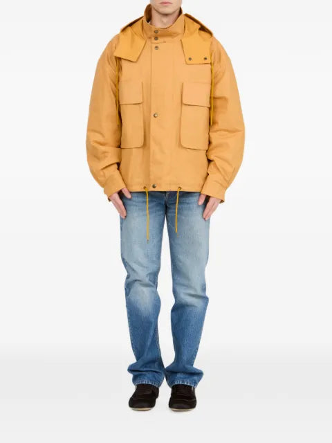 MM6 Maison Margiela coated-cotton hooded jacket