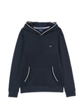 Paul & Shark logo-embroidered contrast-trim hoodie