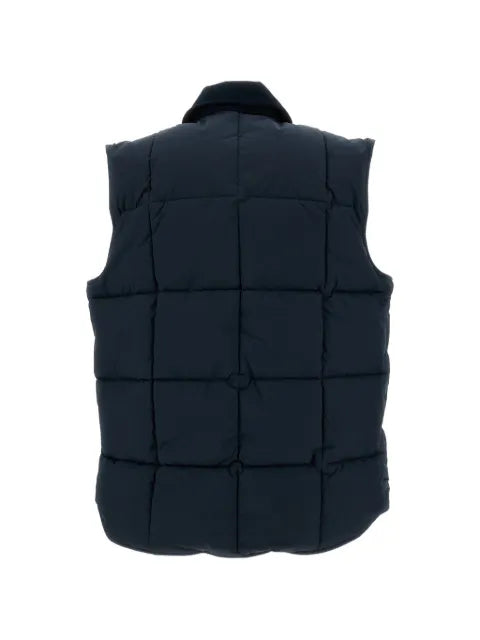 A.P.C. Jimmy quilted corduroy-collar gilet