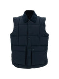 A.P.C. Jimmy quilted corduroy-collar gilet