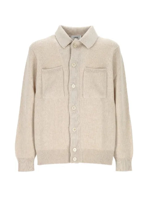 Lardini ribbed-knit cardigan
