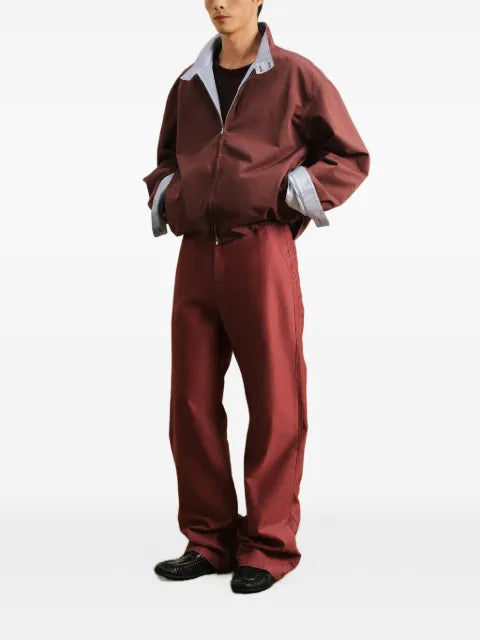 CROQUIS stand-collar relaxed-fit jacket