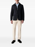 Emporio Armani hooded seersucker jacket