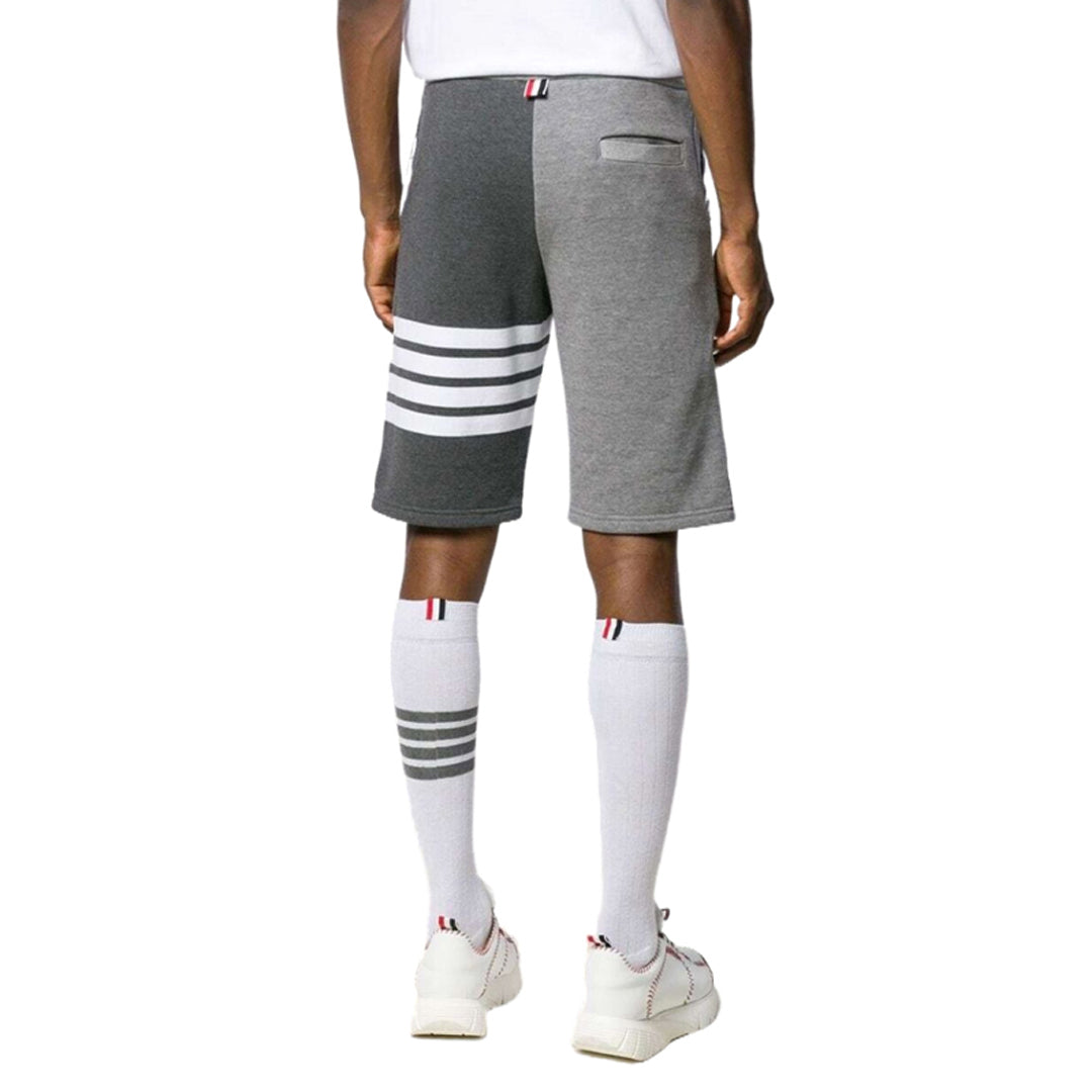 Thom Browne Style Color-Block Sweatpants