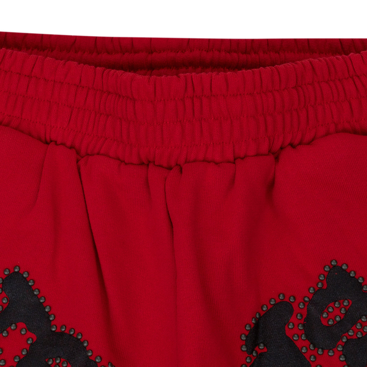 Red OG Studded Sweatshorts