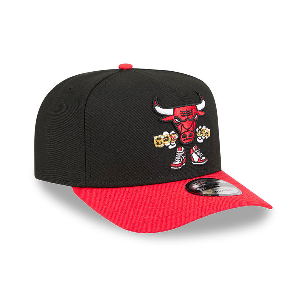 New Era 950 A Frame Chicago Bulls Cartoon Snapback Hat