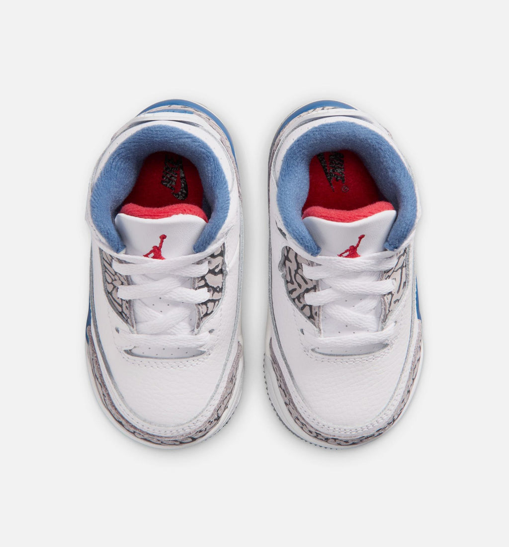 Air Jordan 3 Retro OG True Blue Infant/Toddler Sneakers
