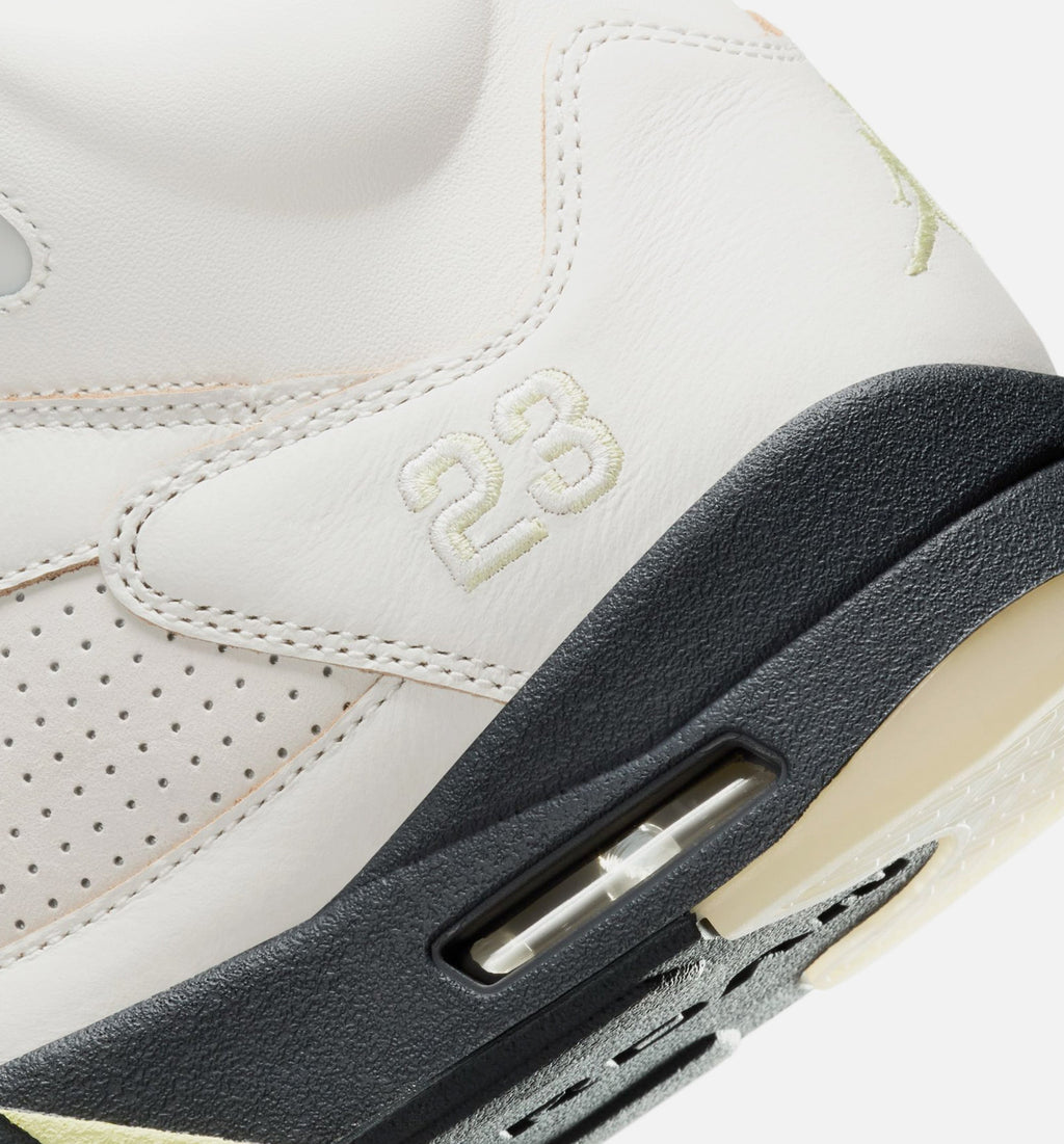 Air Jordan 5 Retro "Luminous Green and Sail" Women's Shoe – Sail/Luminous Green/Anthracite
