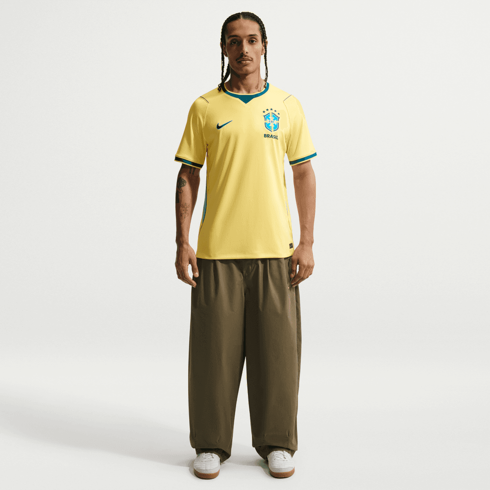Nike Brazil 2026 Stadium Home Dri-FIT Soccer Replica Jersey