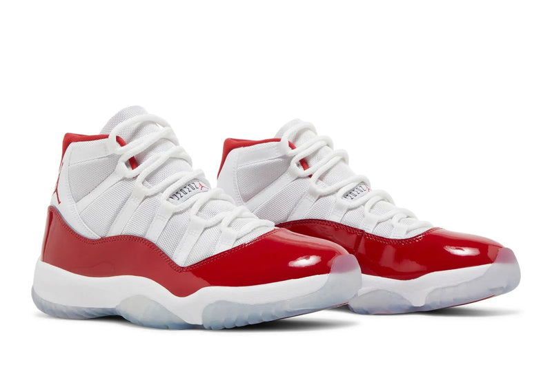 Air Jordan 11 Retro 'Cherry' – Bold Red & White Sneaker with Patent Leather & Icy Outsole