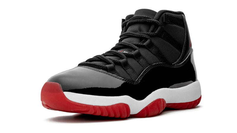 Air Jordan 11 Retro 'Bred' 2019 – Black & Varsity Red High-Top AJ11 with Patent Leather & Icy Concord Sole