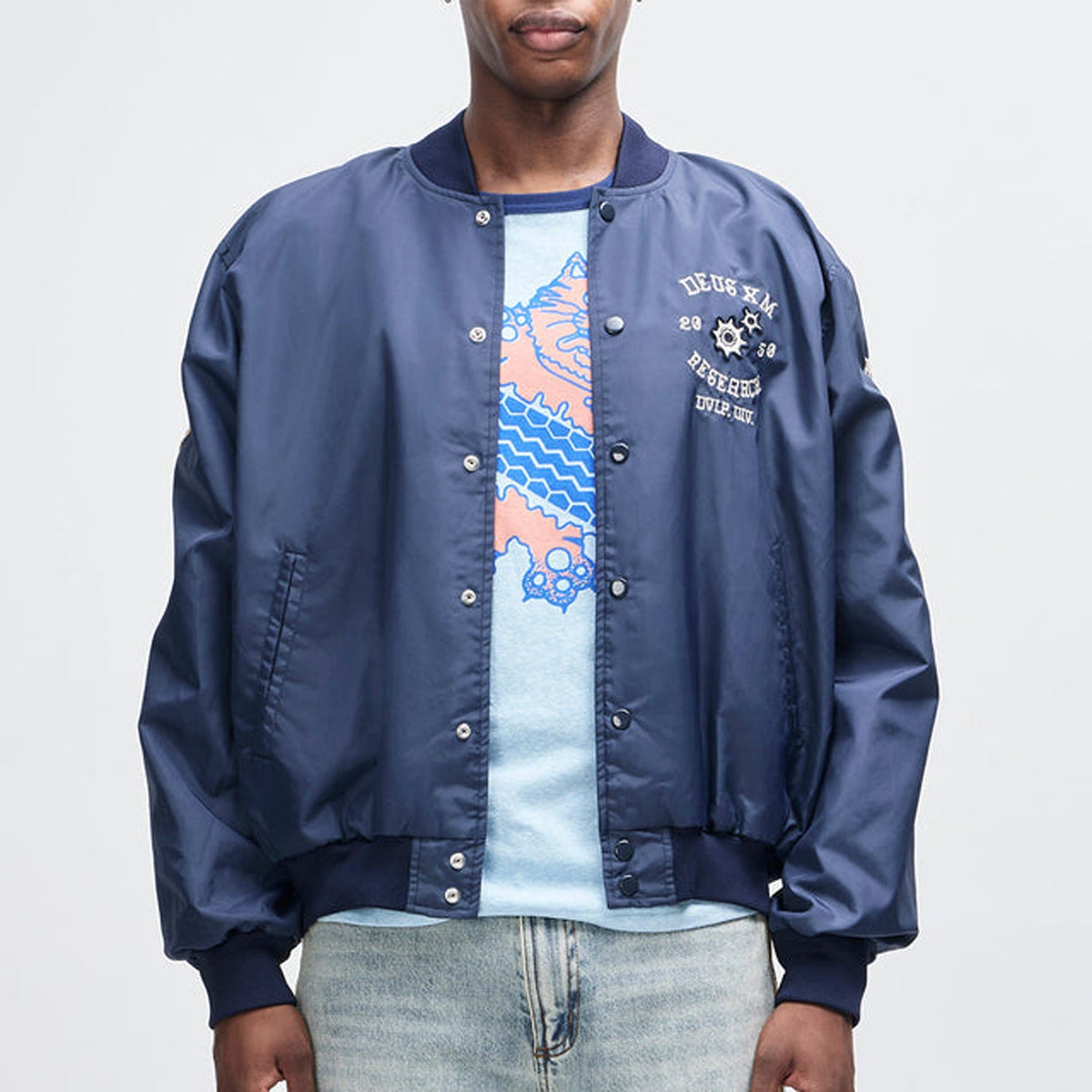 Deus Horsepower Jacket: Black Iris