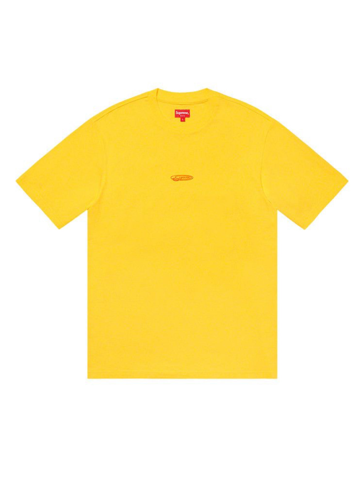Supreme Oval Short Sleeve Top Yellow