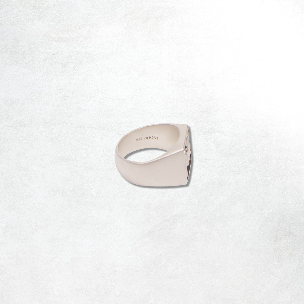 Heresy Strange Beast Ring: Silver