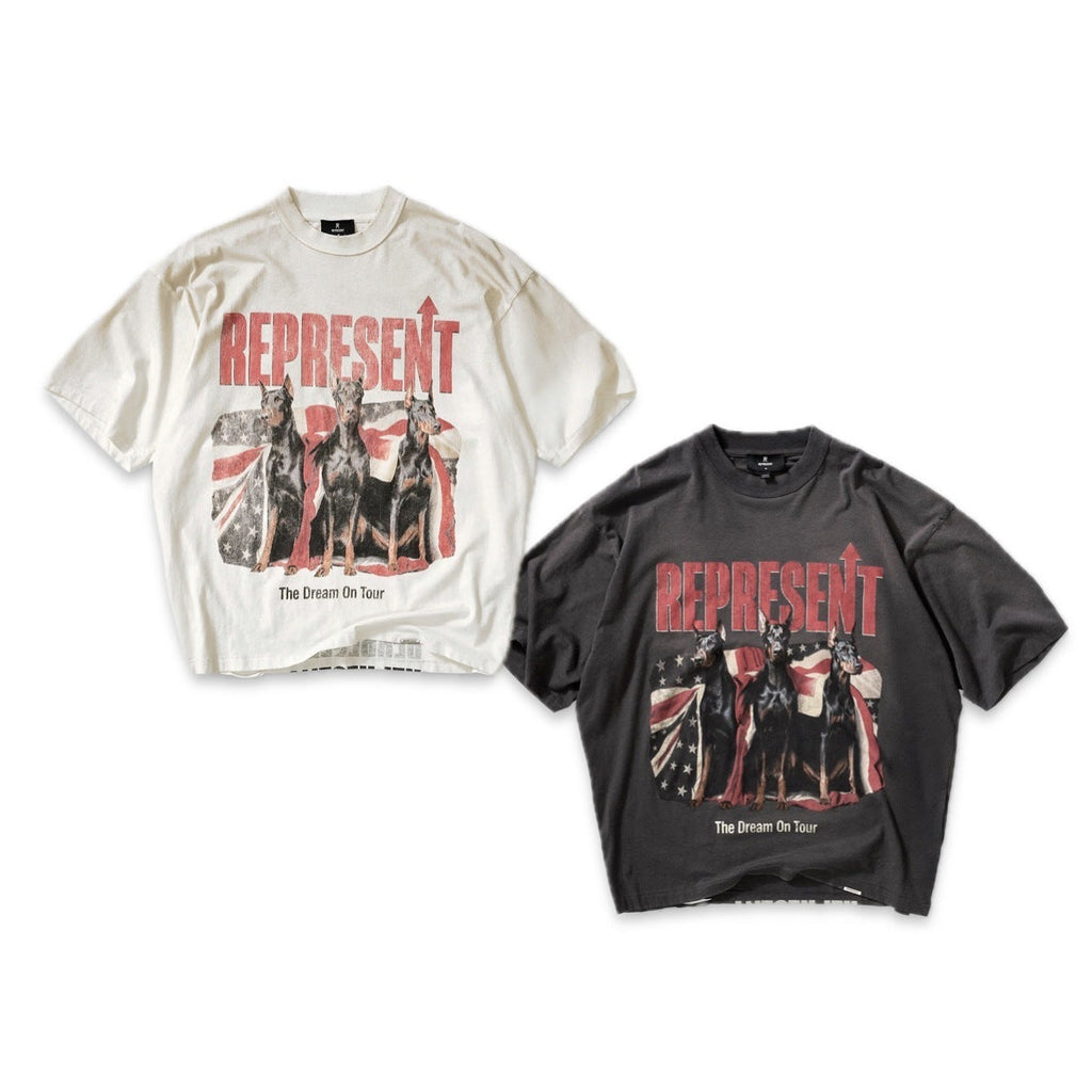 Represent Cartoon Graphic Short Sleeve Crewneck T-Shirt