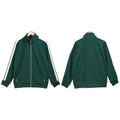 Palm Angle Sweatshirt Palm Angels Striped Stand Collar Jacket for Men and Women Couple Loose Sports Jacket