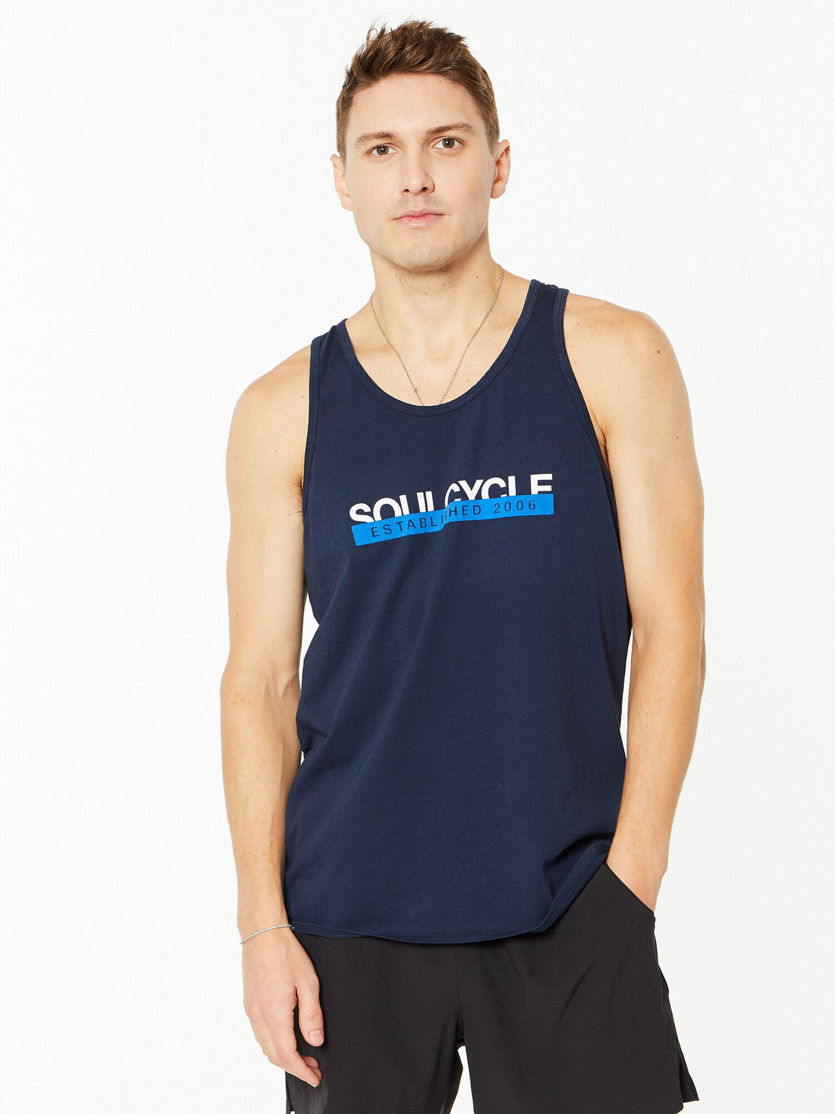 JAX TANK NAVY HAMPTONS