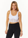 Airbrush Mesh Corset Tank