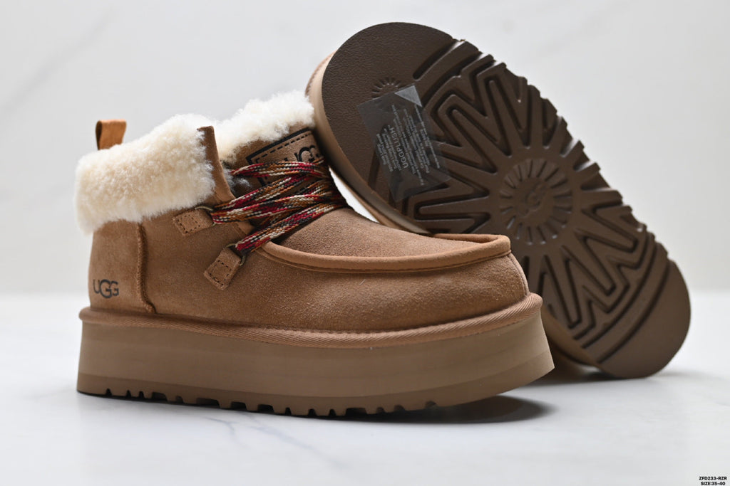 UGG Funkarra Shearling Platform Winter Boots