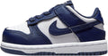 Toddler's Nike Dunk Low White/Midnight Navy-White (FB9107 116)
