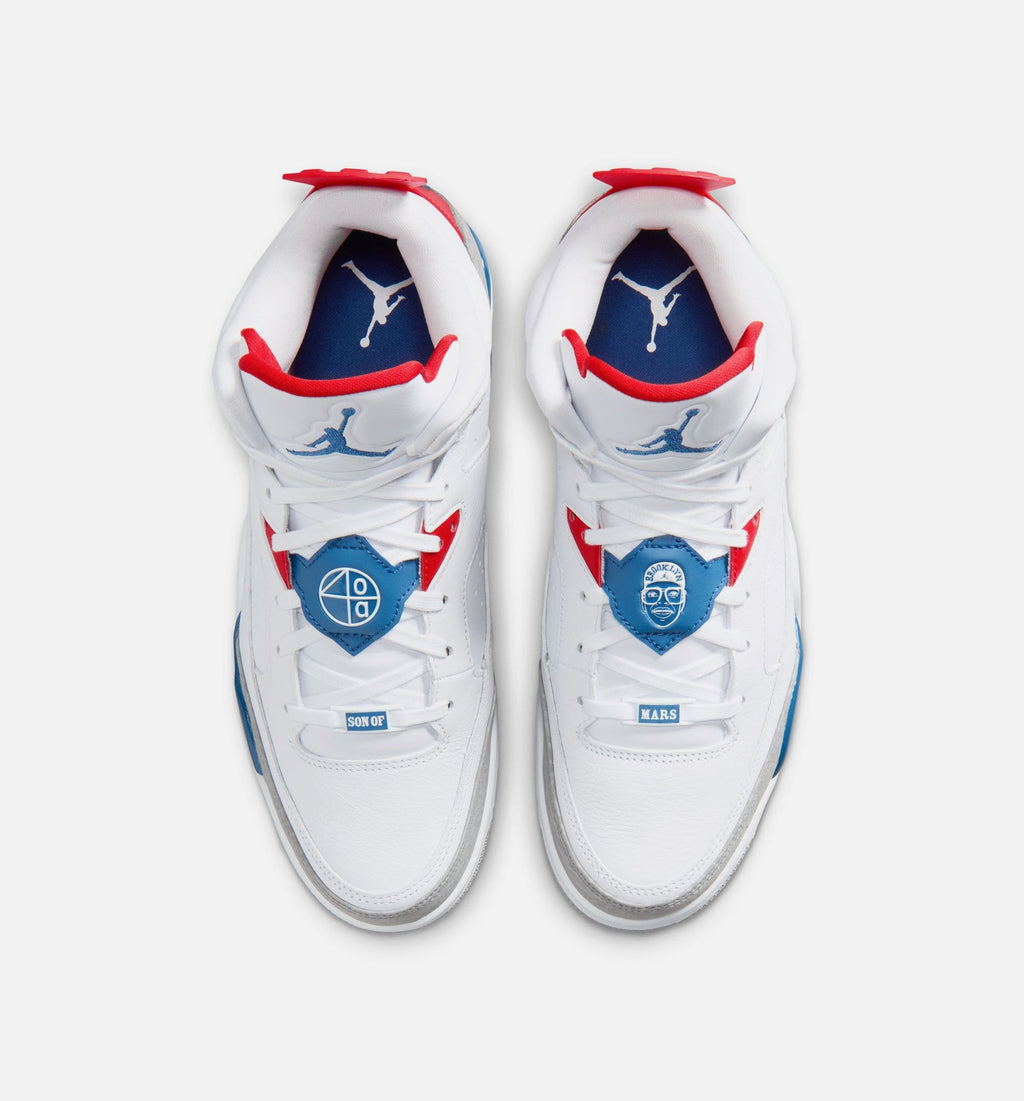 Son of Mars Low Men's Lifestyle Shoe – White/Varsity Red/Light Smoke Grey/True Blue