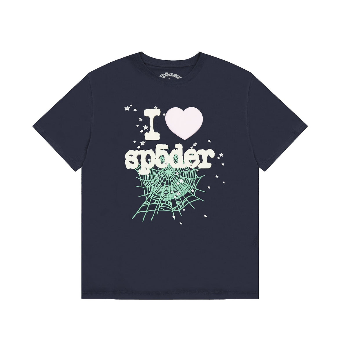 Sp5der I Love Heart Web Graphic T-Shirt