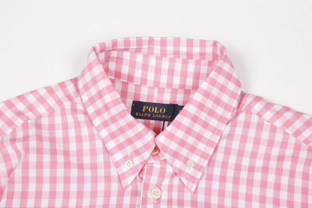 Ralph Lauren Gingham Short-Sleeve Button-Down Shirt