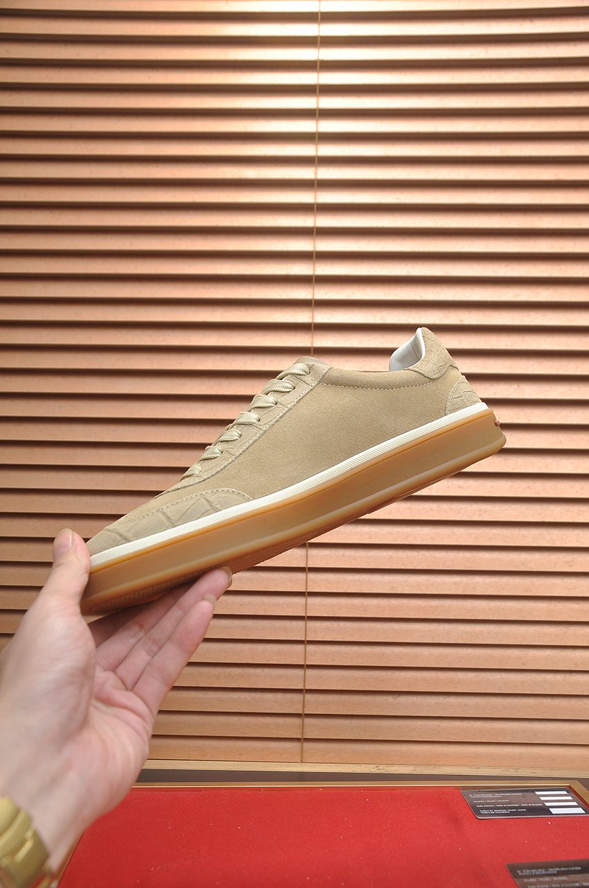 Loro Piana Low-Top Gum Sole Sneakers