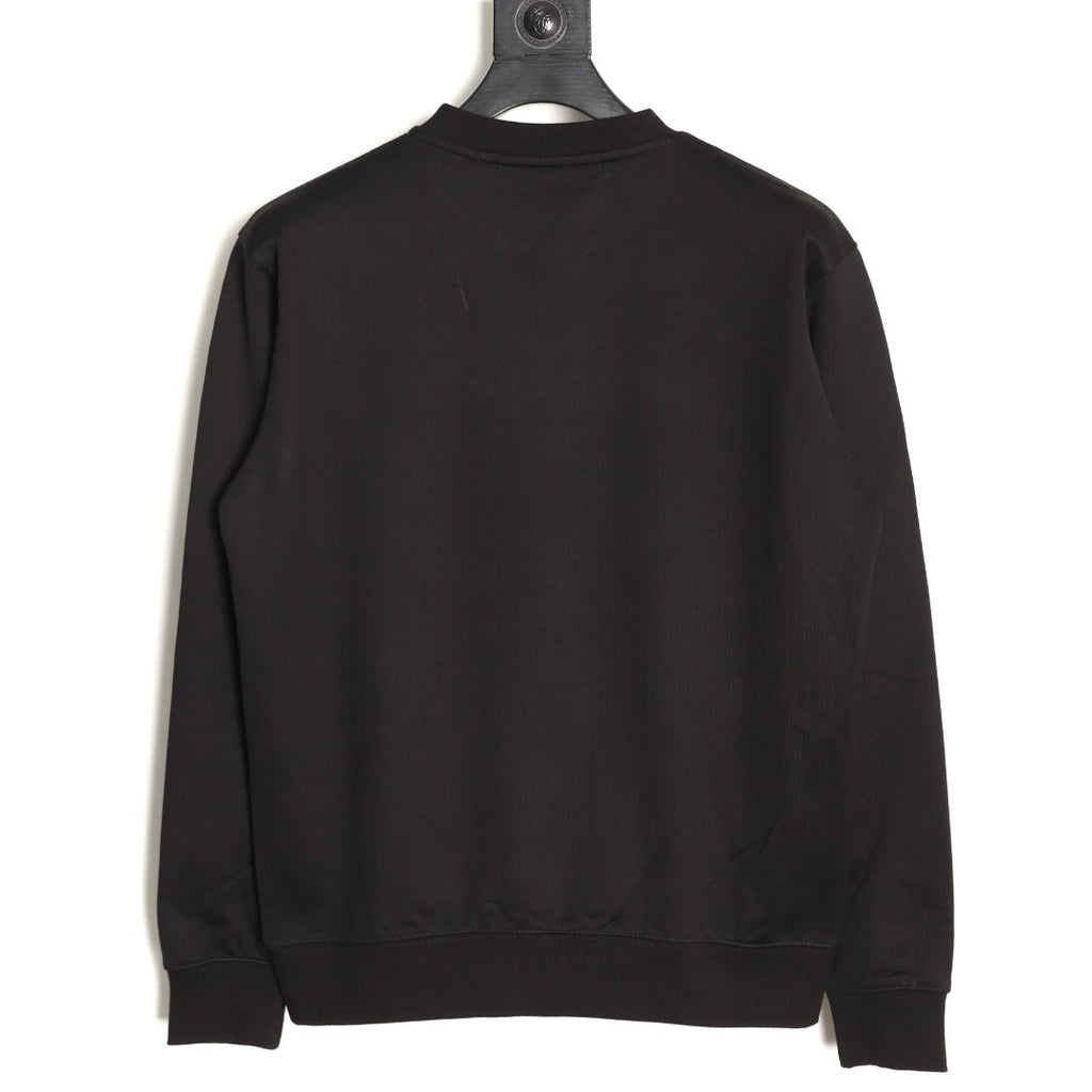 Burberry Multicolor Lettering Crewneck Sweatshirt - Black